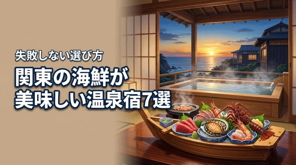 関東で海鮮の美味しい温泉宿おすすめ7選！失敗しない選び方のコツも徹底紹介