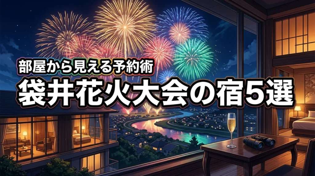 袋井の花火大会でホテルに泊まるなら！部屋から見えるおすすめ宿5選と予約術