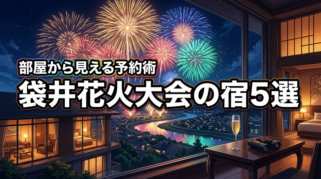 袋井の花火大会でホテルに泊まるなら!部屋から見えるおすすめ宿5選と予約術