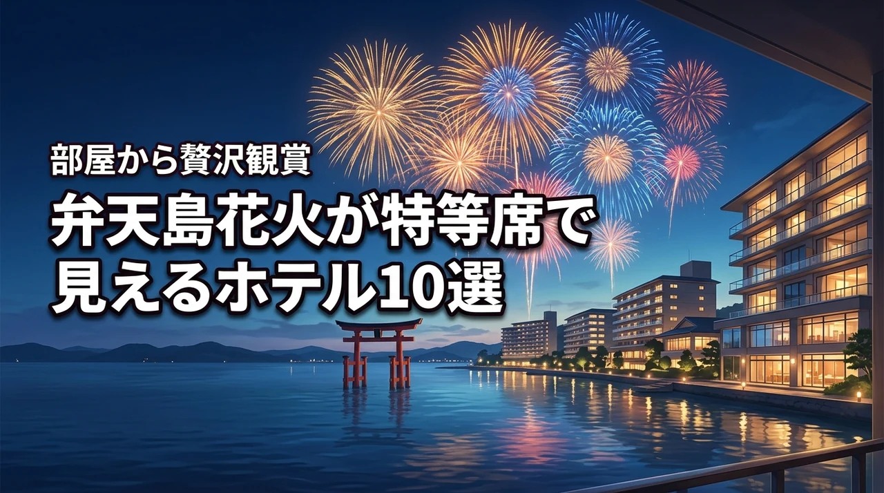 弁天島花火大会をホテルで満喫！部屋から観賞できるおすすめ10選