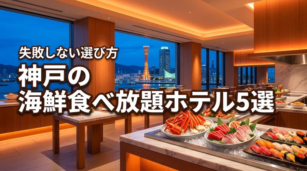 神戸で海鮮の食べ放題が人気のホテル5選！ビュッフェの魅力や選び方を詳しく紹介